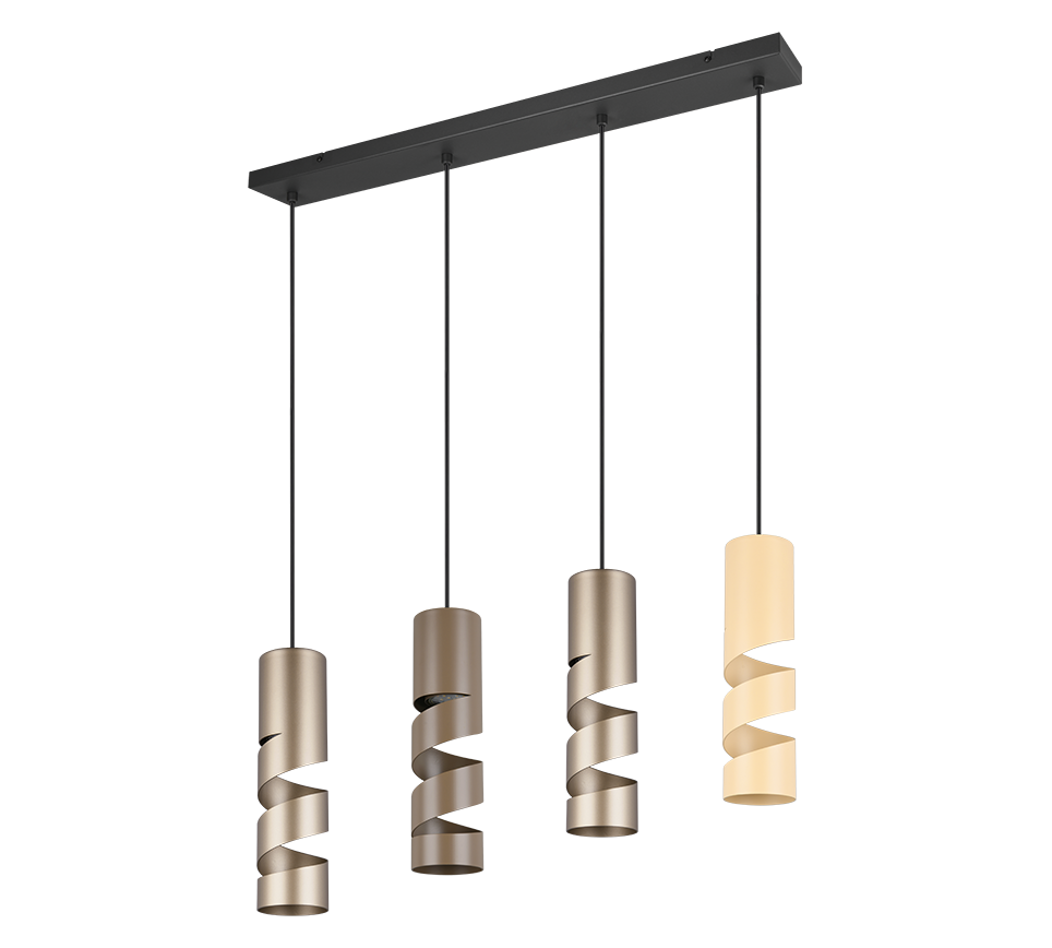 Hanglamp Foolir Meerkleurig Ø7,5 cm - Set van 3 - Afbeelding 3