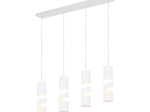 Hanglamp Slonum Mat Wit Ø7,5 cm - Set van 3