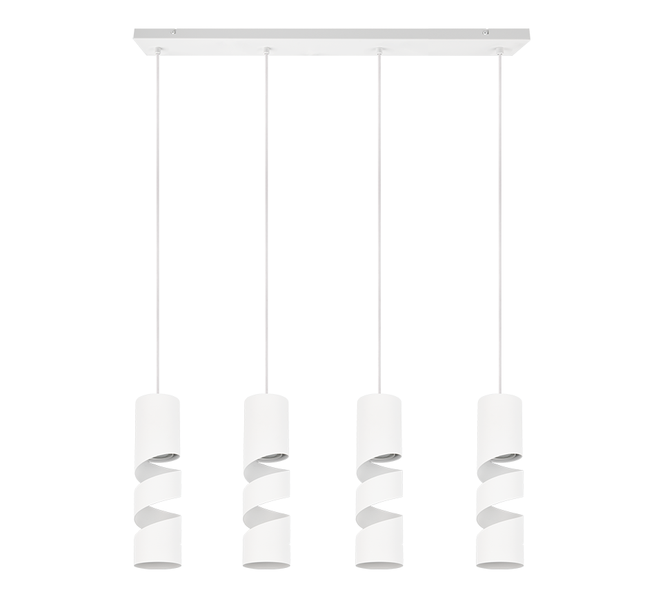 Hanglamp Slonum Mat Wit Ø7,5 cm - Set van 3 - Afbeelding 4