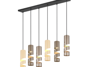 Hanglamp Montak Meerkleurig Ø7,5 cm - Set van 3