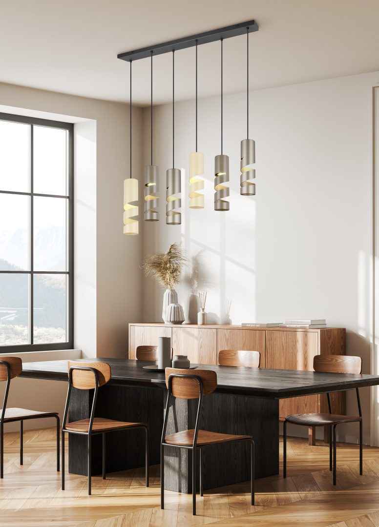Hanglamp Montak Meerkleurig Ø7,5 cm - Set van 3 - Afbeelding 5