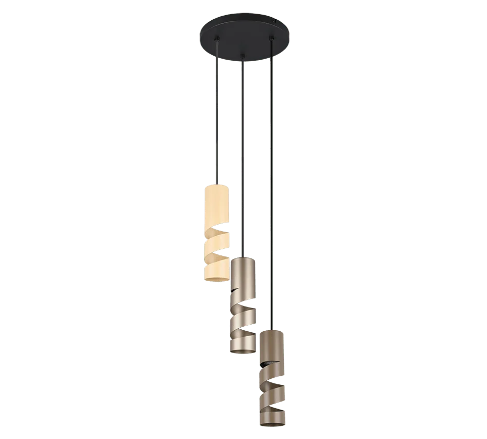 Hanglamp Vooser Meerkleurig Ø28 cm - Set van 3 - Afbeelding 2
