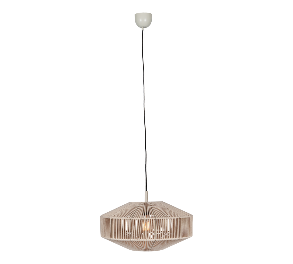 Hanglamp Viebak Beige Ø46 cm - Set van 3 - Afbeelding 2