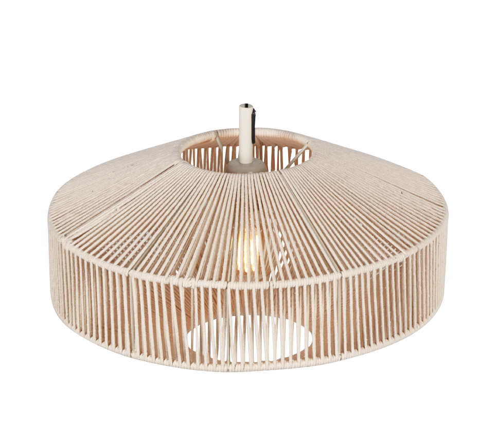 Hanglamp Viebak Beige Ø46 cm - Set van 3 - Afbeelding 3