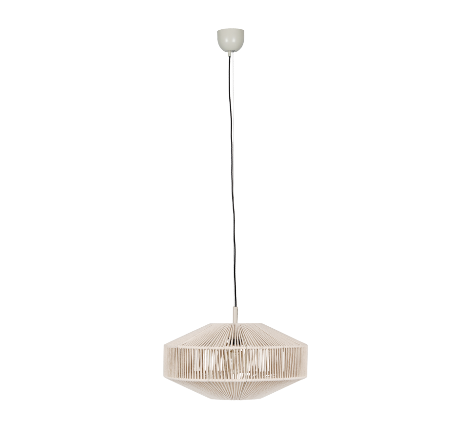 Hanglamp Viebak Beige Ø46 cm - Set van 3 - Afbeelding 5