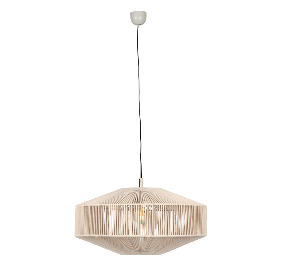 Hanglamp Saurror Beige Ø61 cm - Set van 3 - Afbeelding 2