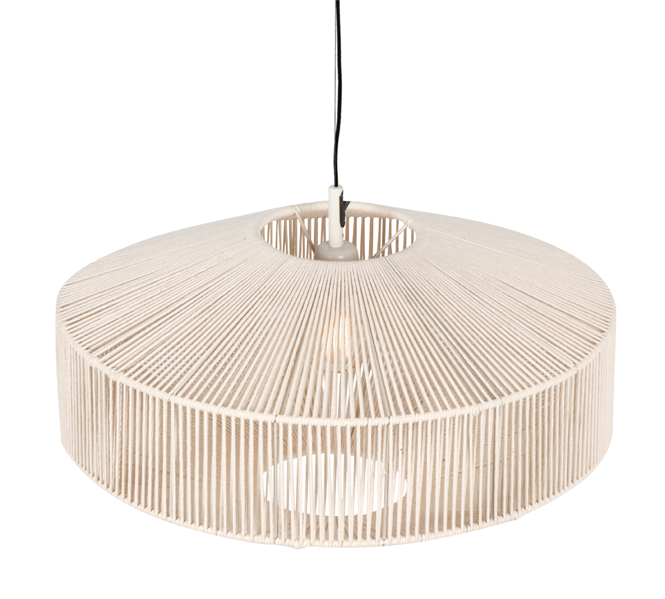 Hanglamp Saurror Beige Ø61 cm - Set van 3 - Afbeelding 3