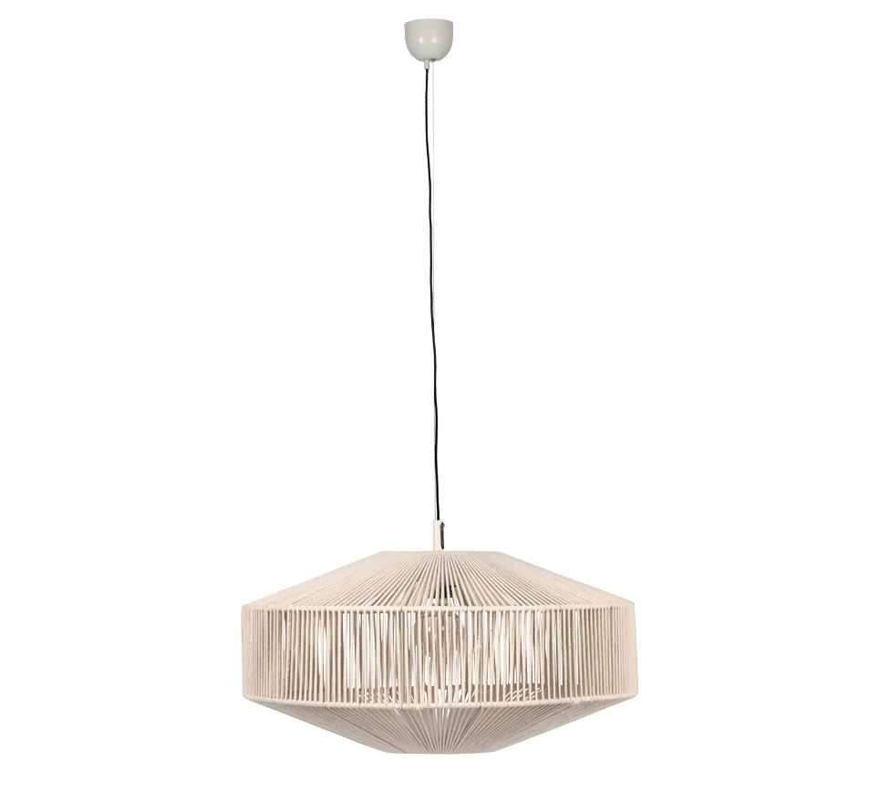 Hanglamp Saurror Beige Ø61 cm - Set van 3 - Afbeelding 5