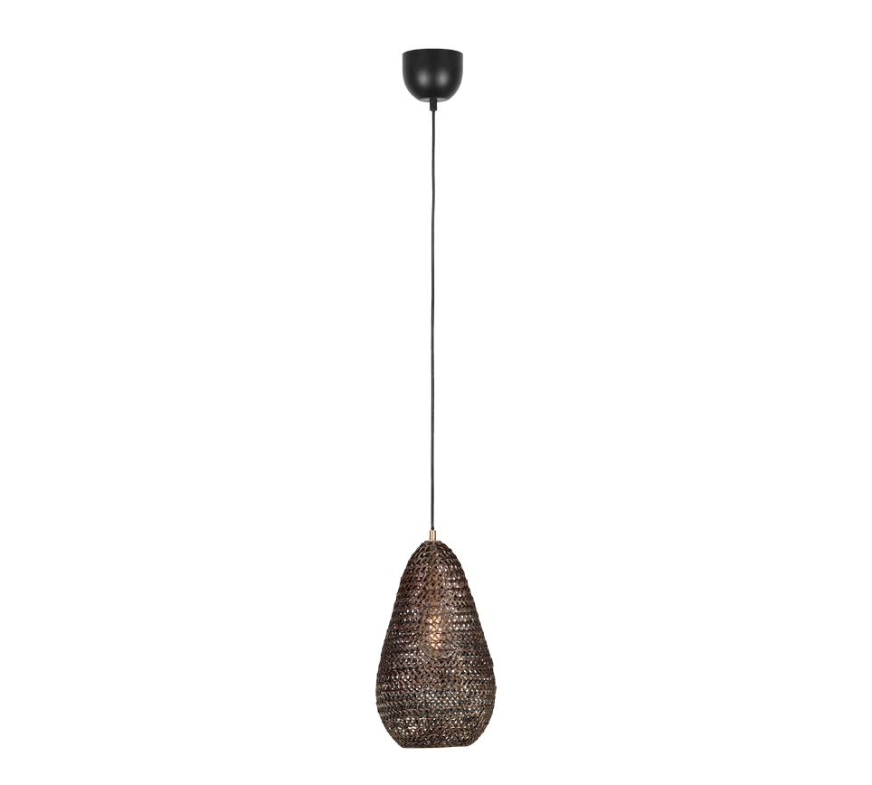Hanglamp Gredand Brons Ø23 cm - Set van 3 - Afbeelding 2