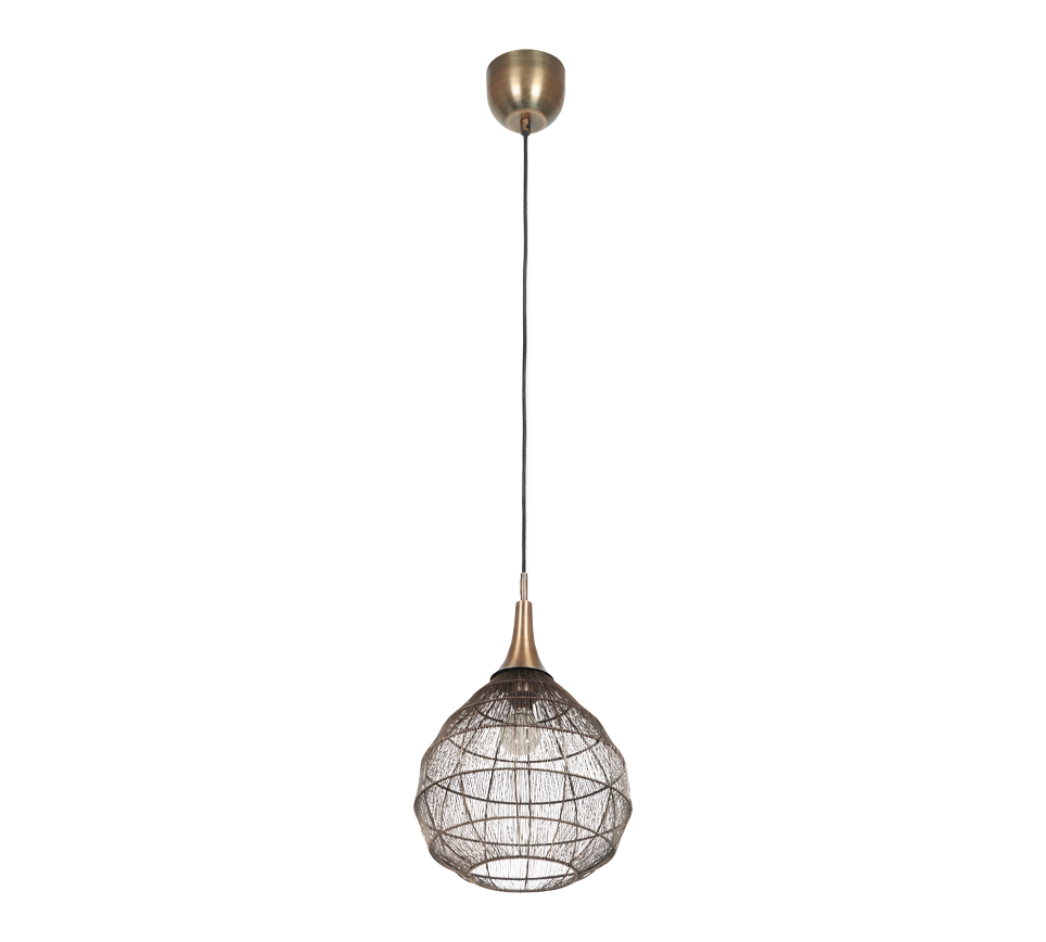 Hanglamp Grostek Brons Ø42 cm - Set van 3 - Afbeelding 4