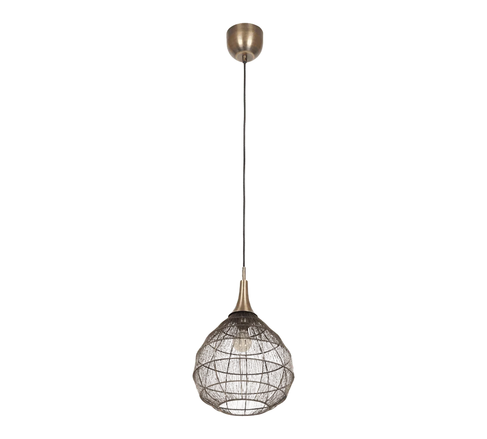 Hanglamp Grostek Brons Ø42 cm - Set van 3 - Afbeelding 4