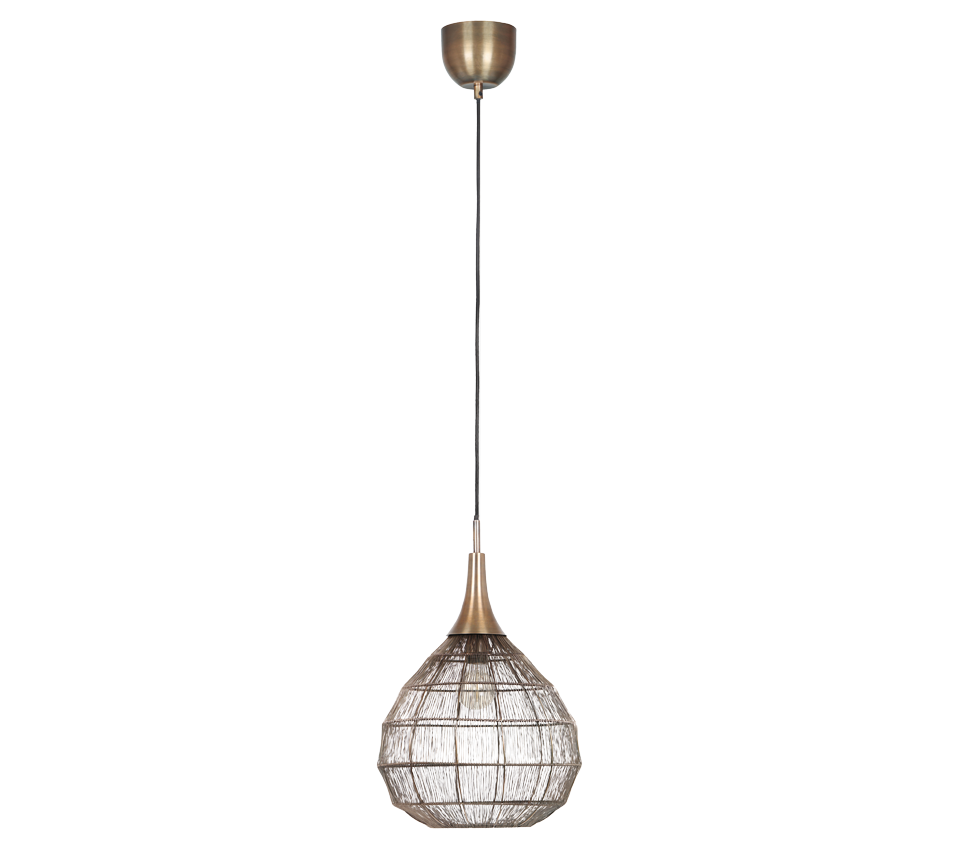 Hanglamp Grostek Brons Ø42 cm - Set van 3 - Afbeelding 5