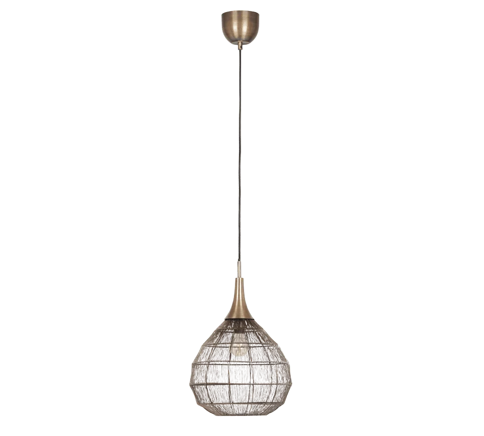 Hanglamp Grostek Brons Ø42 cm - Set van 3 - Afbeelding 5