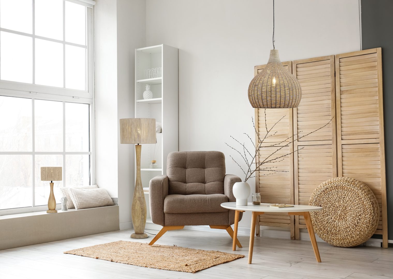 Hanglamp Biskund Mat Zwart Ø54 cm - Set van 3 - Afbeelding 6