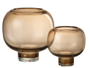Vaas Halvum Glas Bruin H20 cm