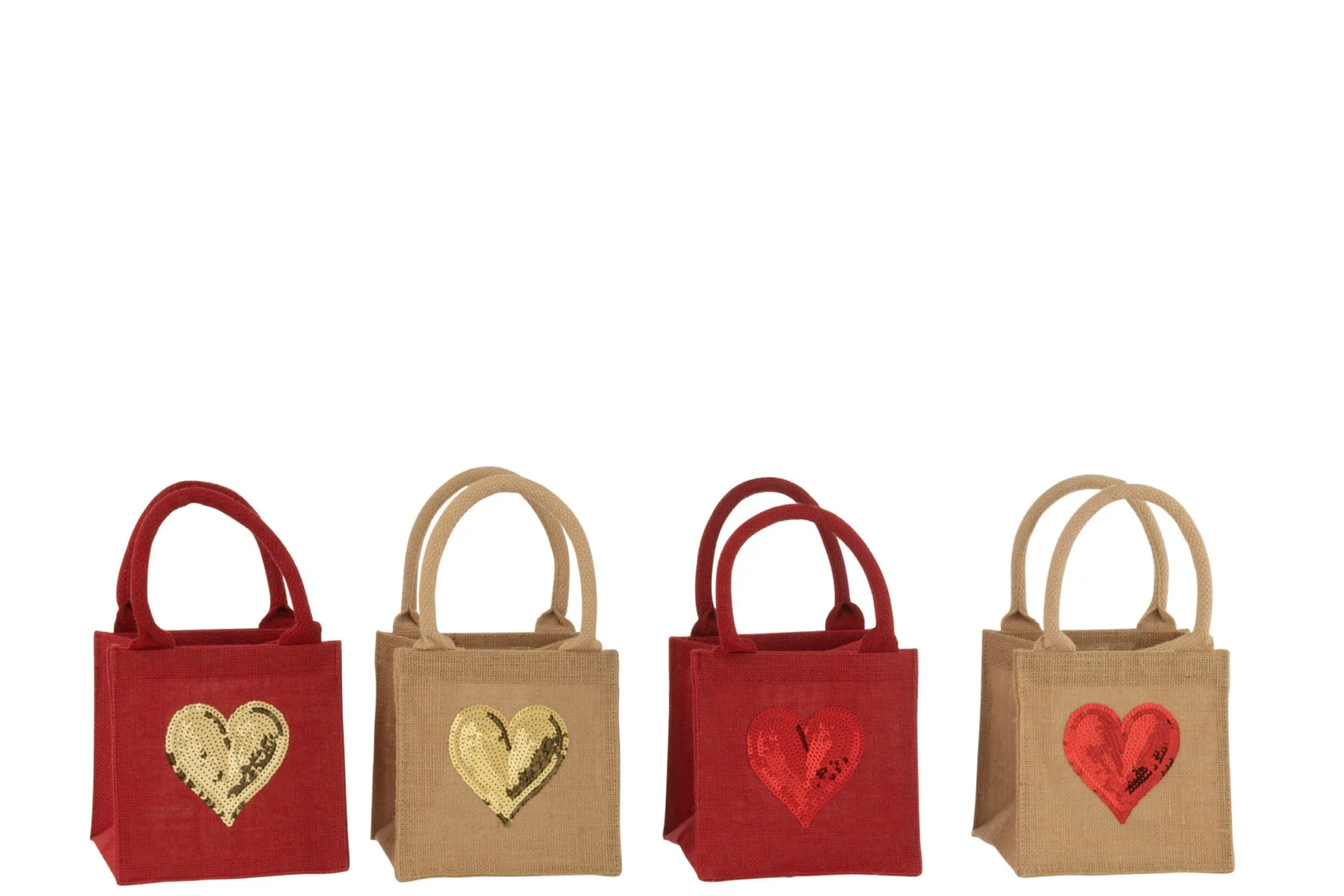 Decoratie Klummella Jute Meerkleurig - Set van 4 - Afbeelding 3