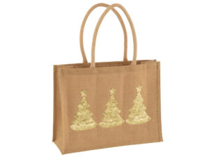 Kerstboom Kleerdano Jute Meerkleurig H33 cm - Set van 3