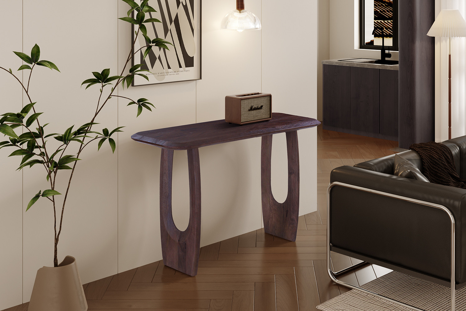 Sidetable Feetang Mangohout 120 cm