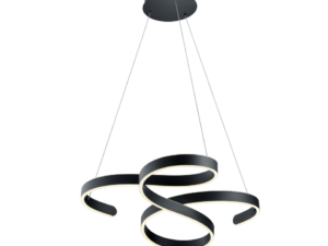 Hanglamp Dautonte Antraciet - Set van 3