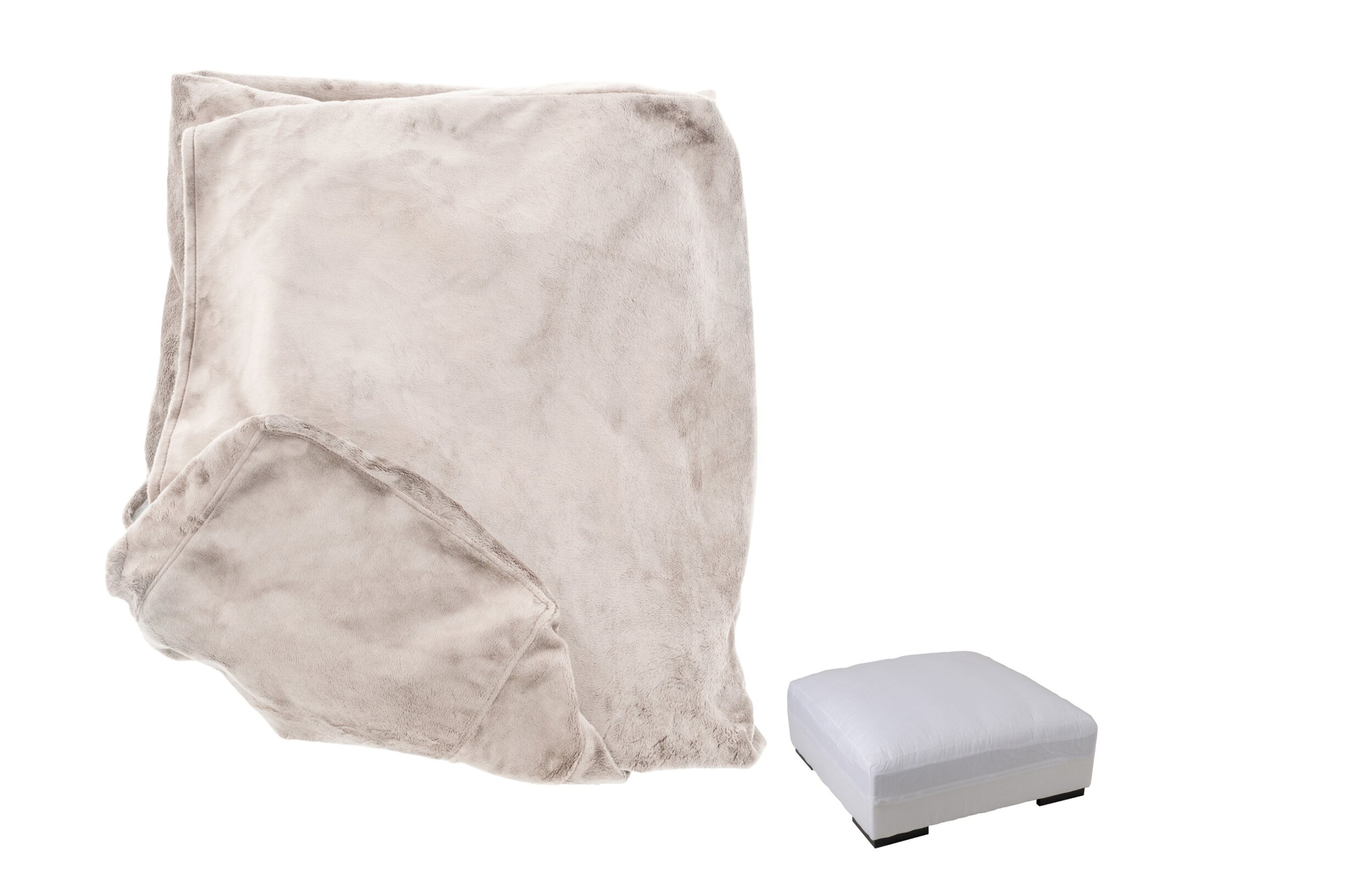 Poef Toomero Velvet Beige