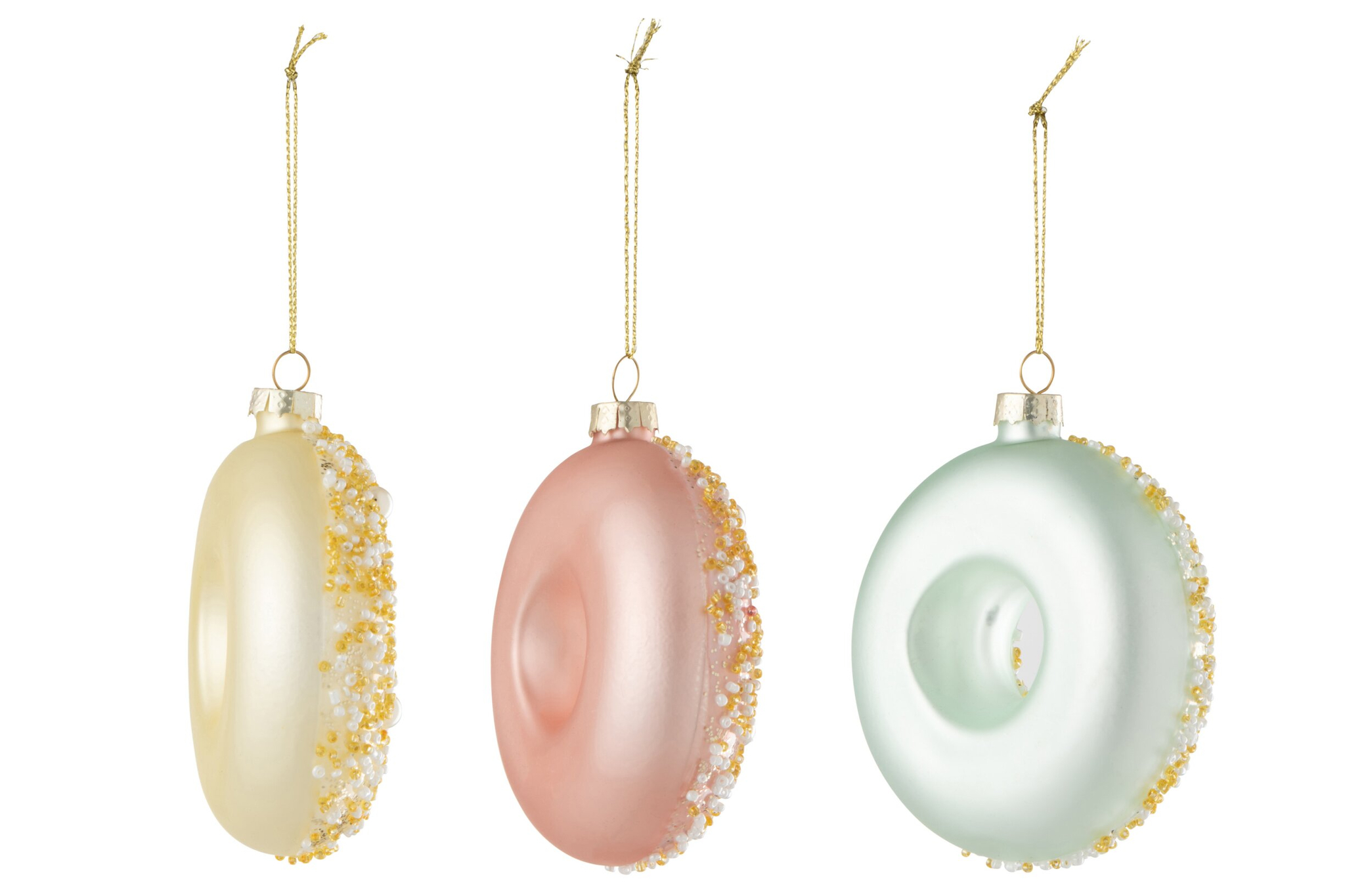 Decoratiehanger Labil Glas Meerkleurig - Set van 6
