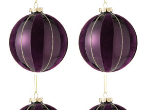 Opbergdoos Heilan Glas Paars