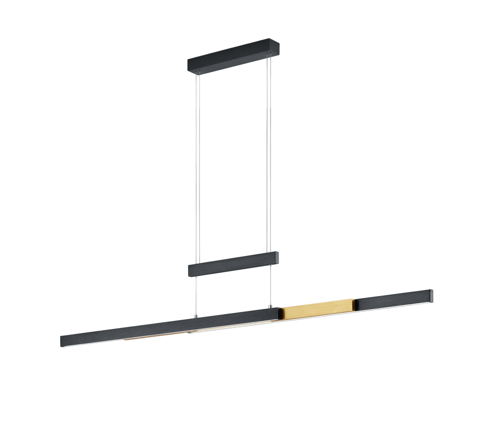 Hanglamp Sausol Mat Zwart - Set van 3