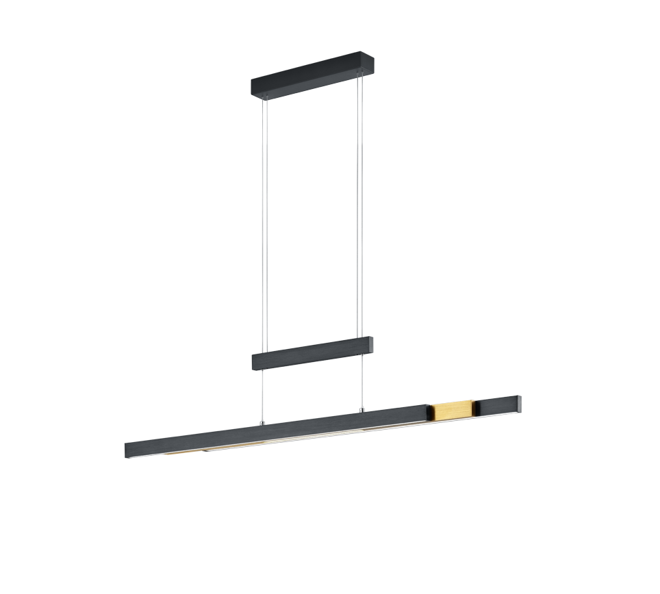Hanglamp Sausol Mat Zwart - Set van 3 - Afbeelding 2