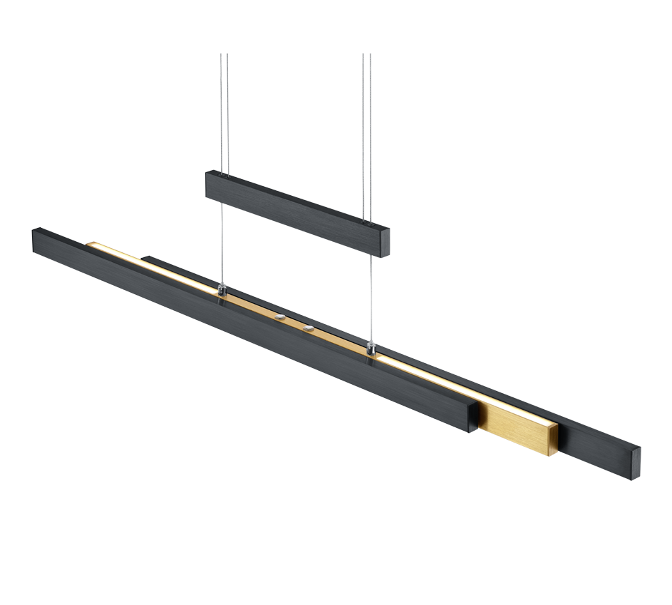 Hanglamp Sausol Mat Zwart - Set van 3 - Afbeelding 4