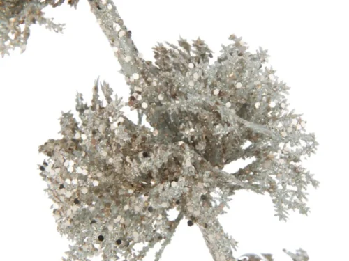 Kunsttak Mausir groen kunststof met glitter, lichtgroene decoratieve tak voor vaas, 100 cm