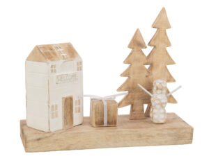 Kunstboom Stastura Albizia Wit H30 cm