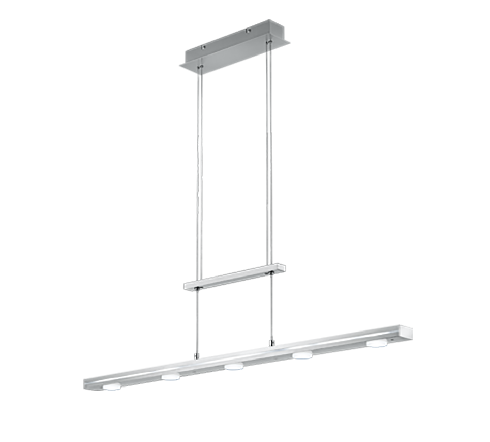 Hanglamp Fliestona Mat Nikkel - Set van 3 - Afbeelding 2