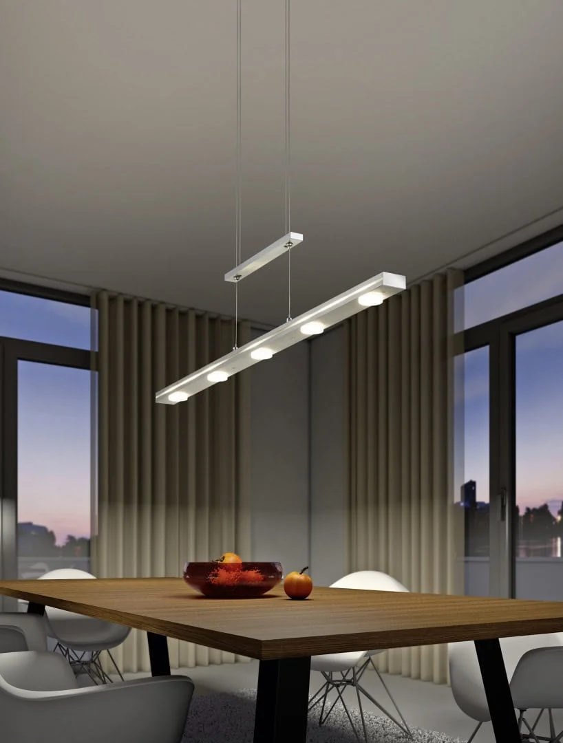 Hanglamp Fliestona Mat Nikkel - Set van 3 - Afbeelding 4