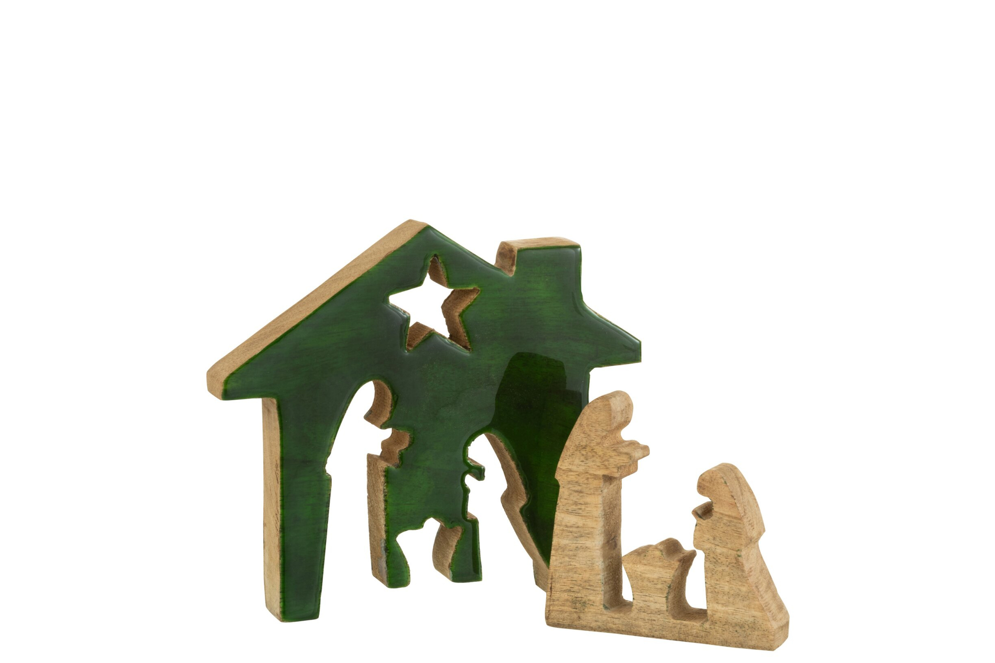 Woonaccessoire Grielton Mangohout Groen