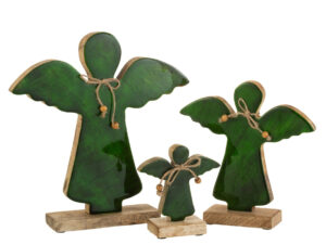 Decoratiefiguur Gerrun Mangohout Groen
