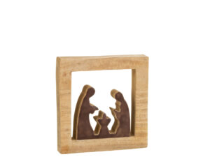 Woonaccessoire Fooldak Mangohout Bruin