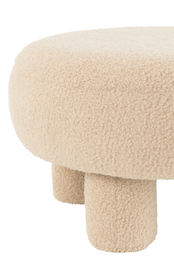 Kruk Fleiro MDF Beige - Afbeelding 2