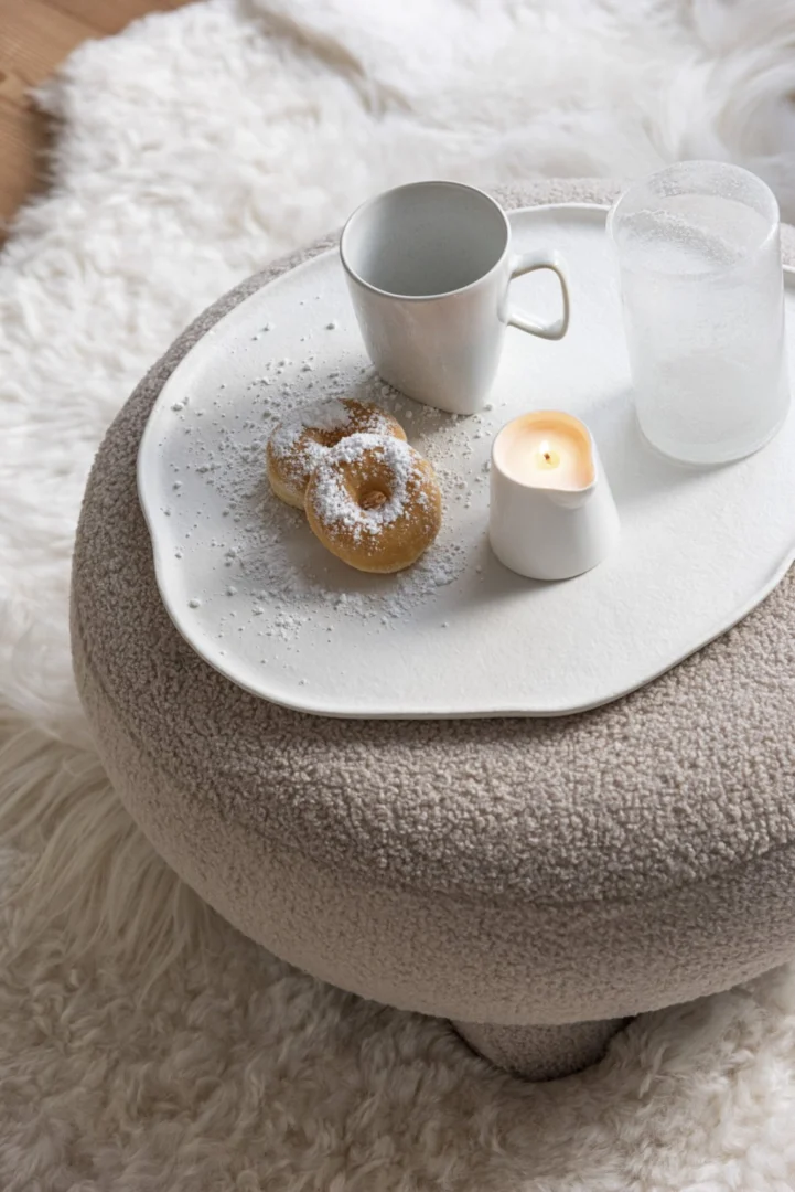 Kruk Fleiro MDF Beige - Afbeelding 5