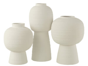 Windlicht Feirda Klei Wit H50 cm