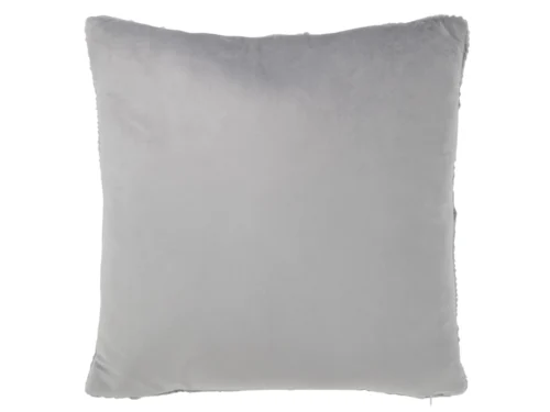 Grijs Kussen Zestond 45 x 45 cm, zacht polyester woonaccessoire met rustige uitstraling