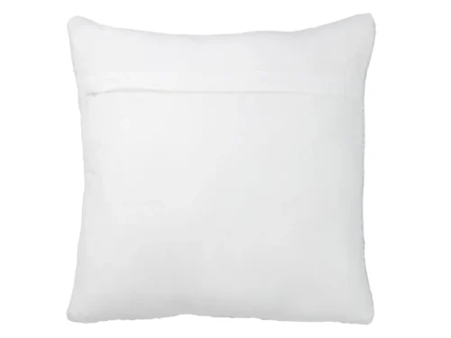 Kussen Dirdu Zilver 45x45 cm, luxe vierkant sierkussen in rustige zilverkleur voor bank of bed