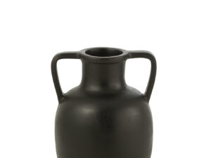 Vaas Preibea Terracotta Zwart H48 cm