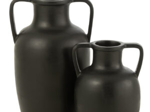 Vaas Praummone Terracotta Zwart H66 cm