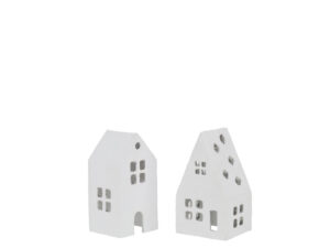 Decoratie Zeellaro Katoen Wit - Set van 2