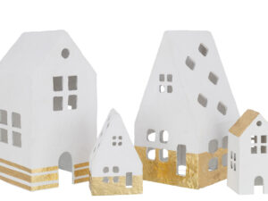 Decoratie Cavon Katoen Wit - Set van 2