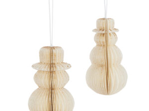 Decoratiefiguur Meinsonte Papier Beige H13 cm