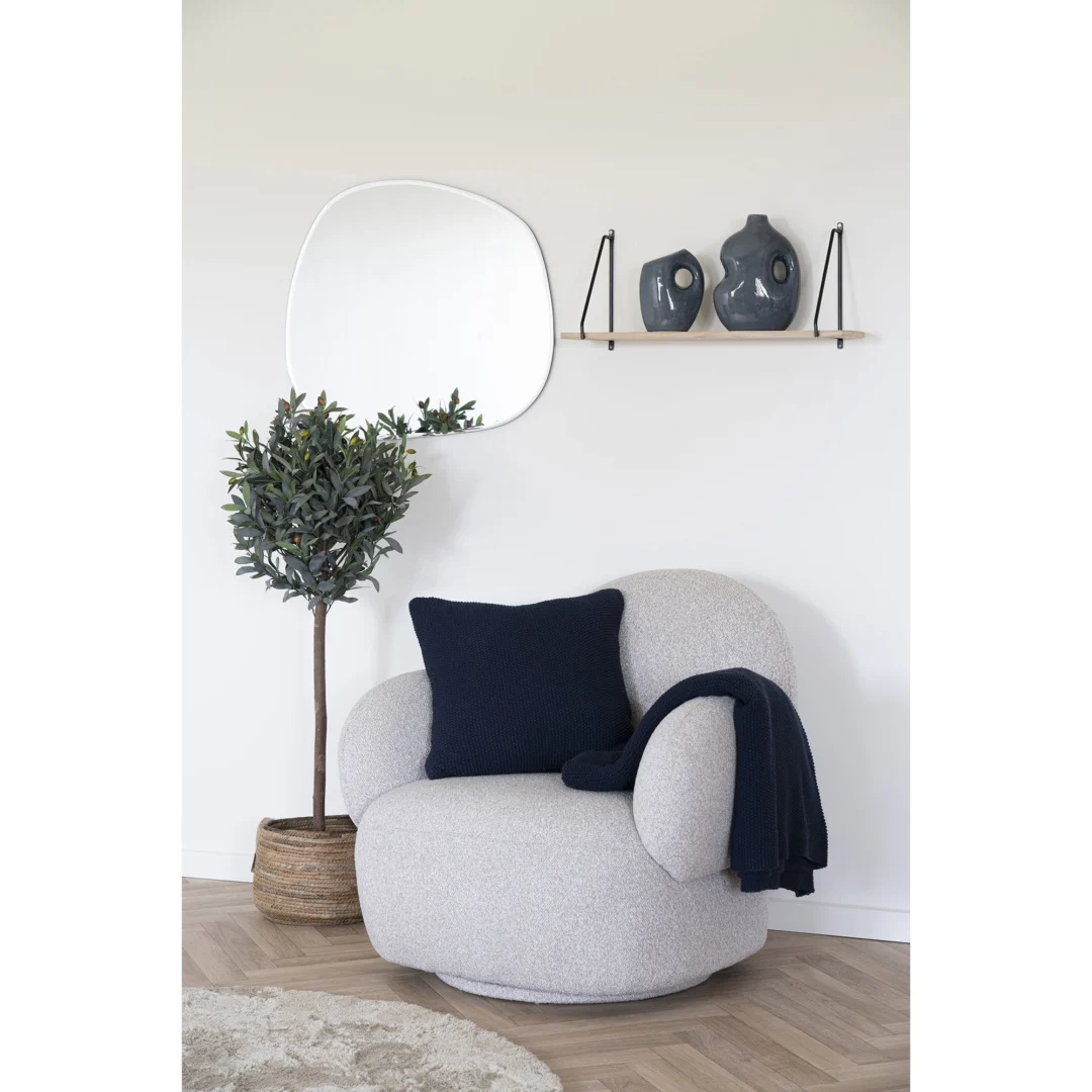 Plaid Huler 130X170 blauw katoen – foto 3