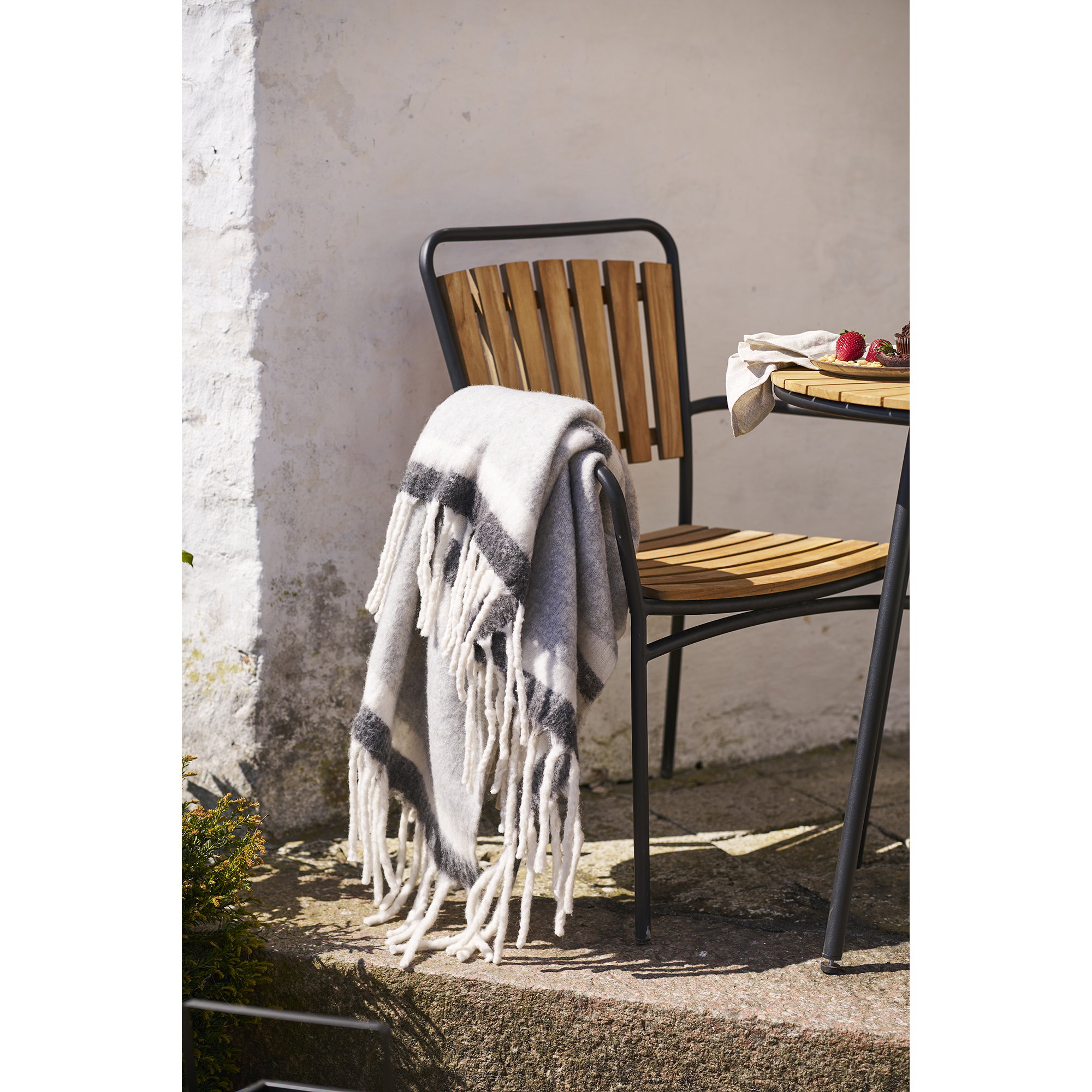 Plaid Rundir Grijs 130x170 cm - Afbeelding 3