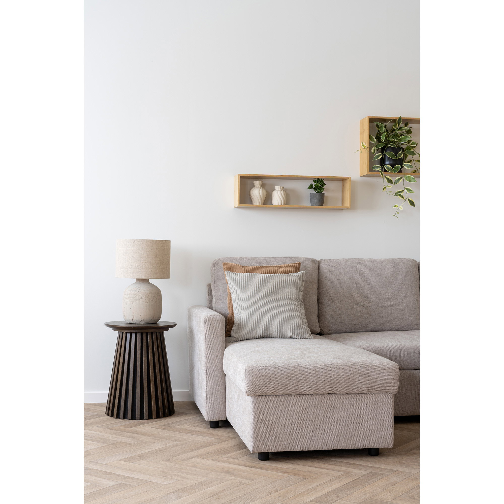 Kussen Jusik Zand 45x45 cm - Afbeelding 4