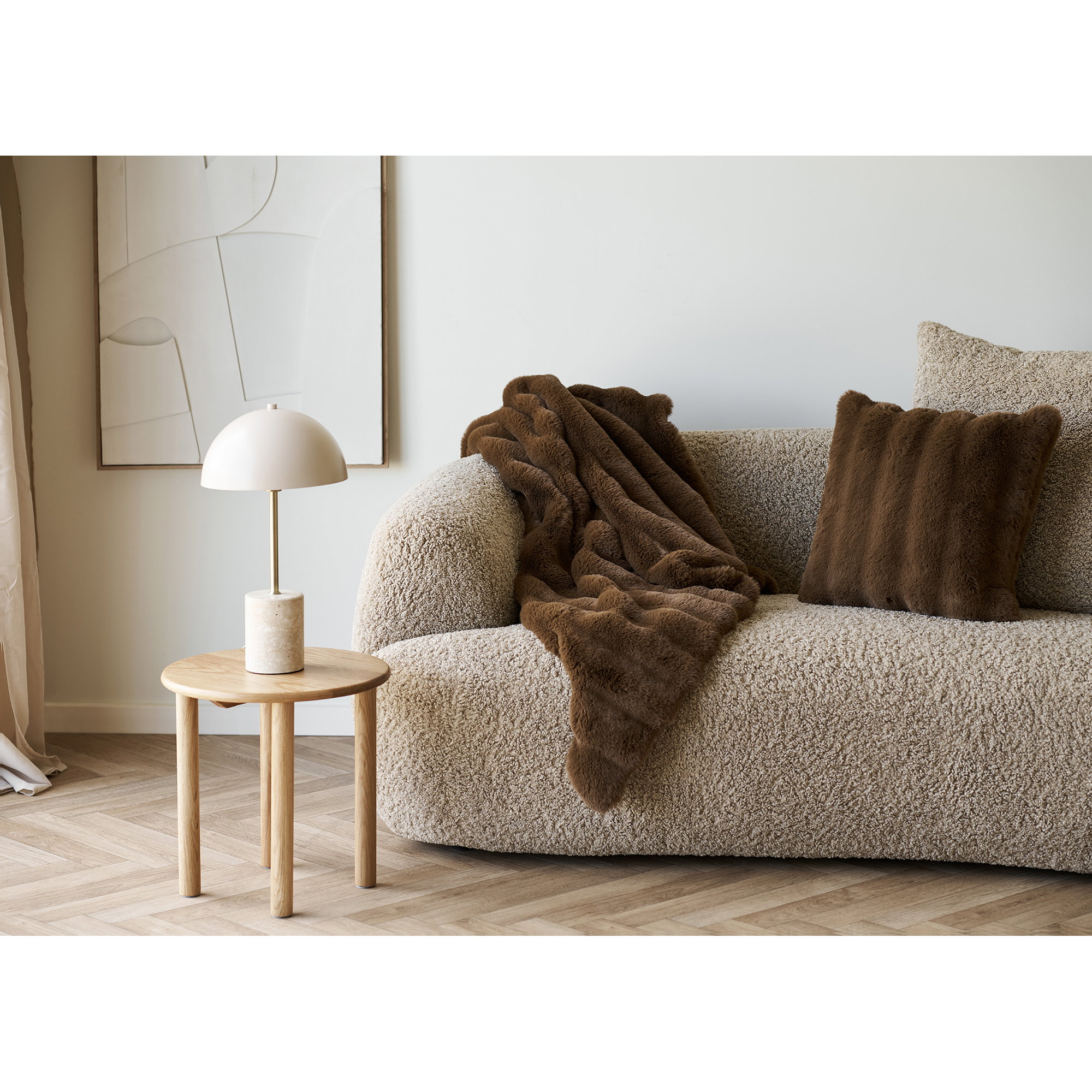 Kussen Vumora Bruin 45x45 cm - Afbeelding 3
